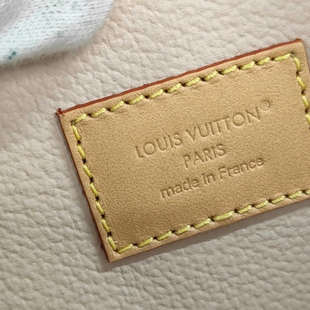LOUIS VUITTON Brown Monogram Leather Pouch - Picture 8 of 10